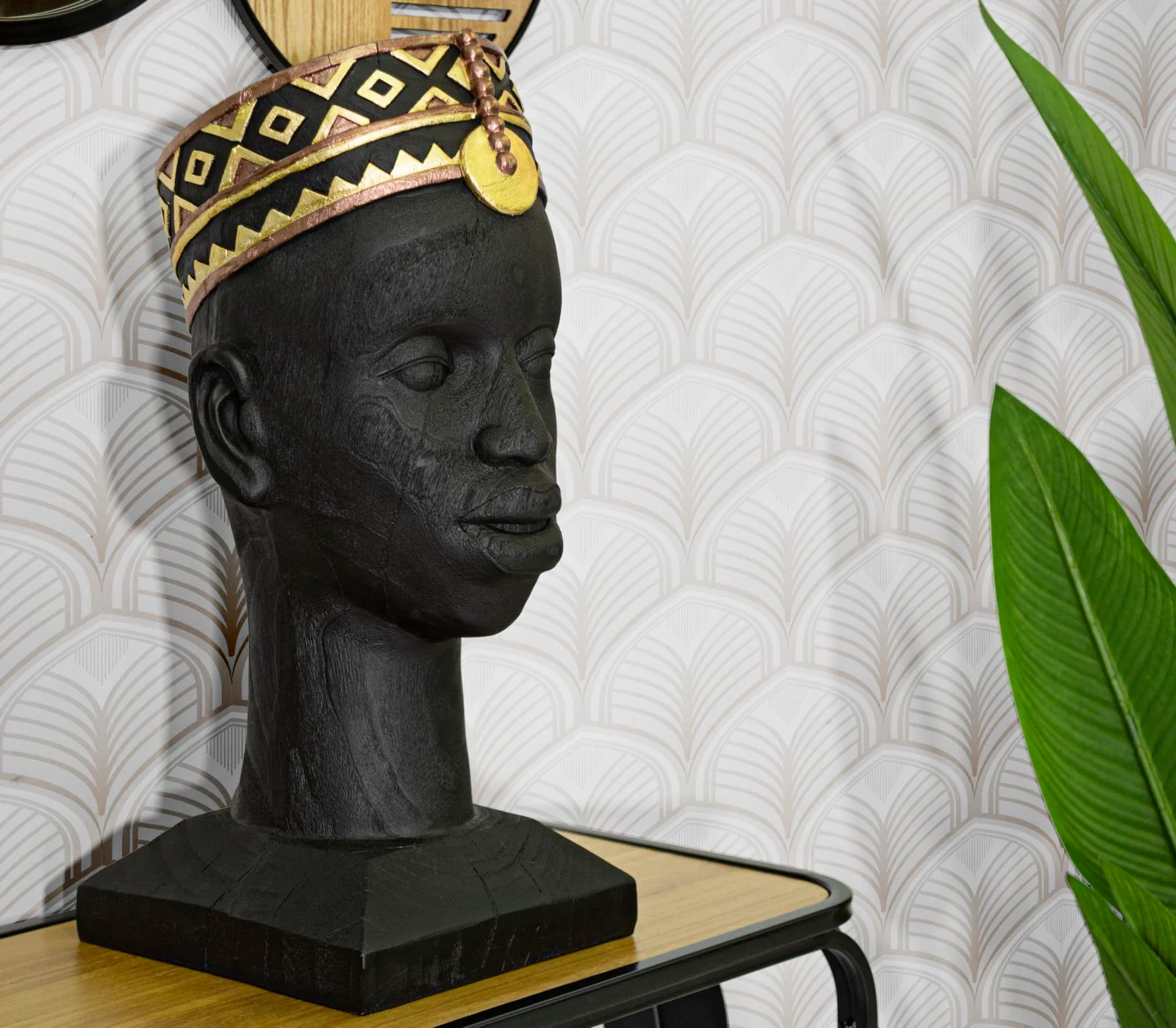 Statua Etnica Uomo Masai 25x25x56 cm - Image 7