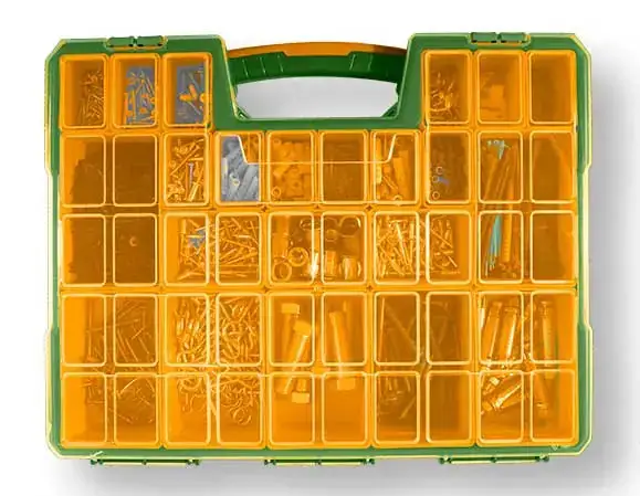 Valigetta Porta Minuterie in Plastica 16.5" con 23 Contenitori Removibili - Image 3