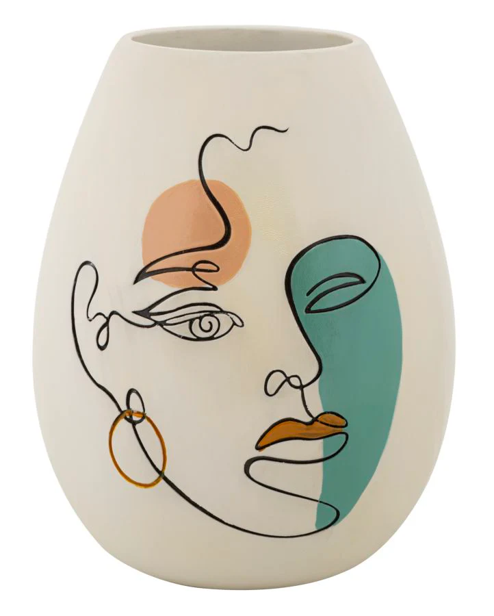Vaso artistico design astratto - ø 22,5 cm x 29 cm