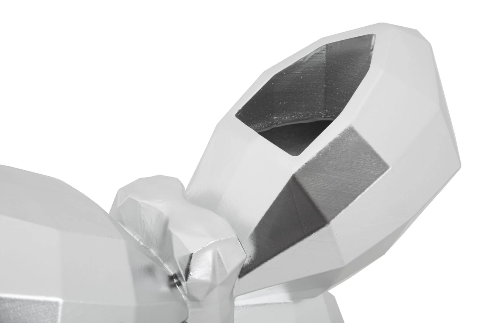 Vaso Butterfly Silver Cm 22,5X8X15 Design Elegante Unico - Image 4