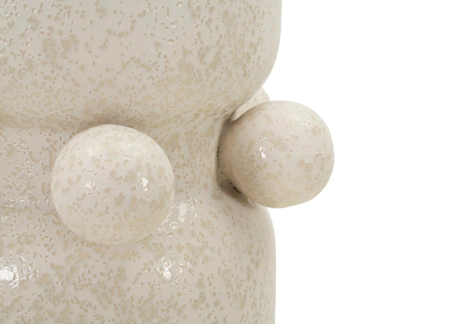Vaso Decorativo in Ceramica con Sfere Ø 16x28 cm - Image 3