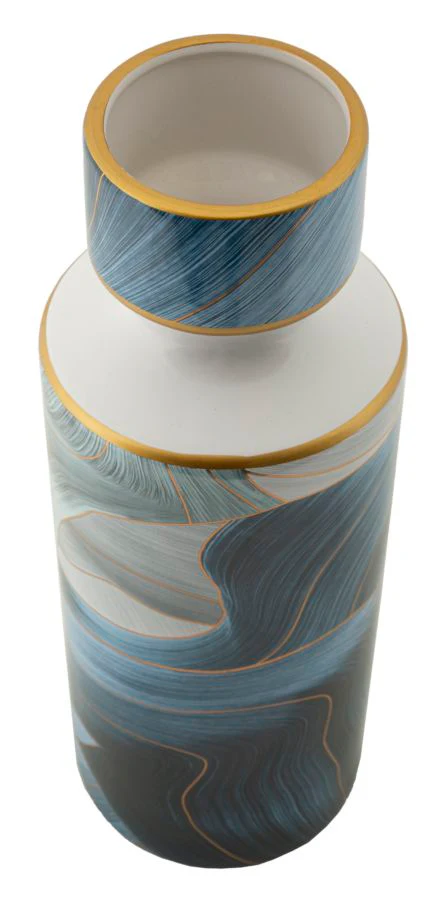 Vaso Elegante in Ceramica Alta Ø 14 cm, 40 cm di Altezza - Image 2
