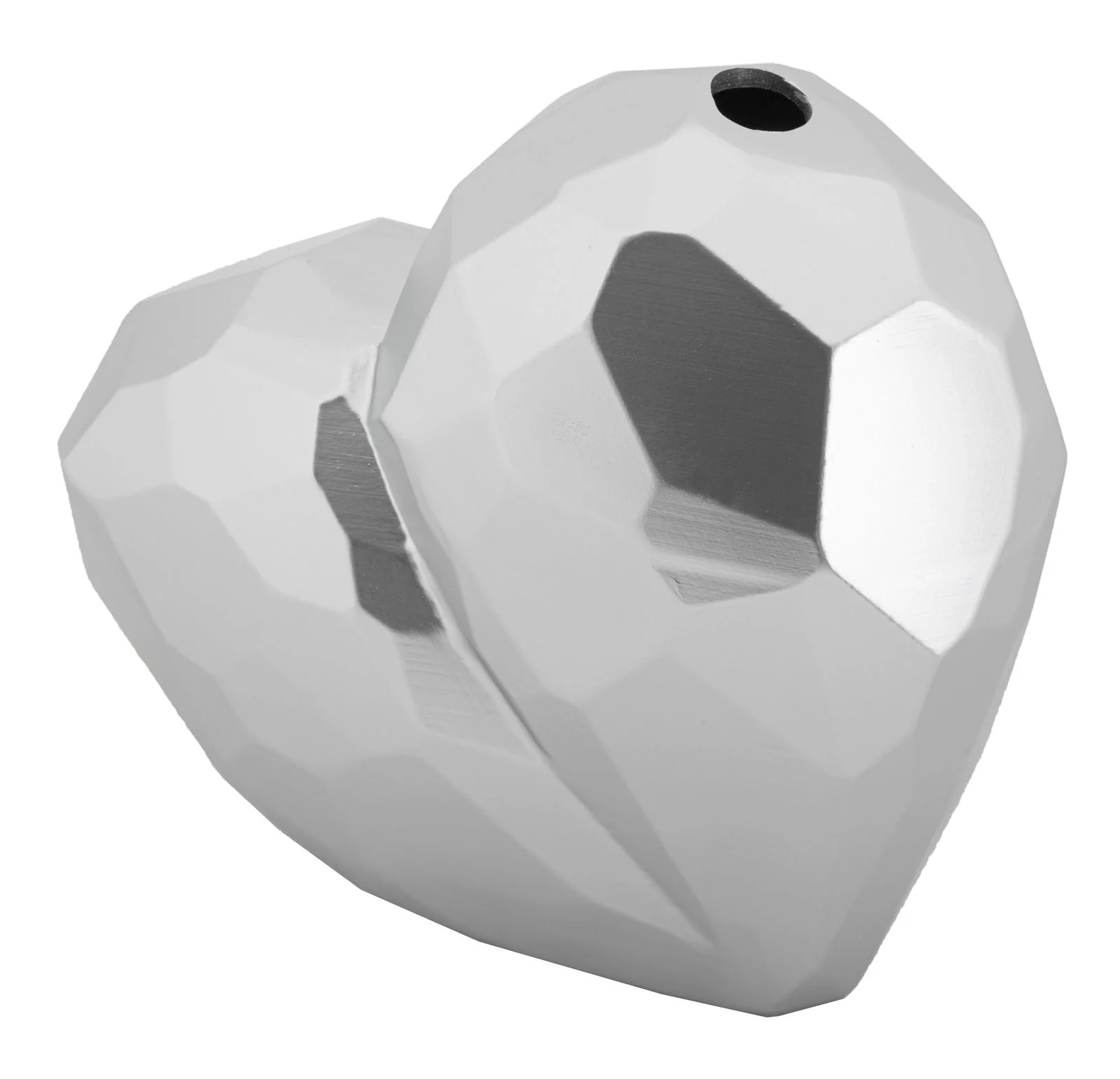 Vaso Heart Silver Cm 19X9X18 Elegante e Moderno - Image 3