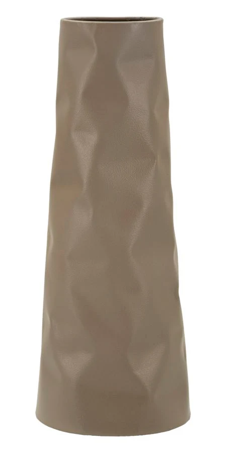 Vaso Norimberga In Ferro Alto 50 Cm Con Apertura 11,5x8 Cm Stile Industriale Materico Per Soggiorno Contemporaneo