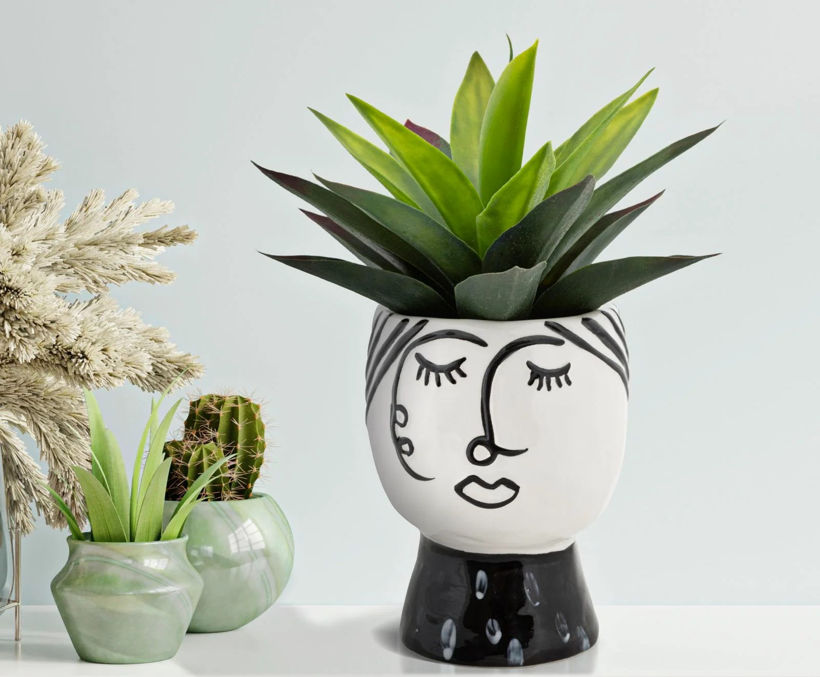 Vaso Decorativo Faccia Ø 14x18,2 cm - Image 5