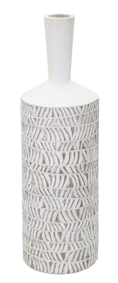 Vaso in Resina Nairobi Bottiglia Elegante Ø 15x49,5 cm