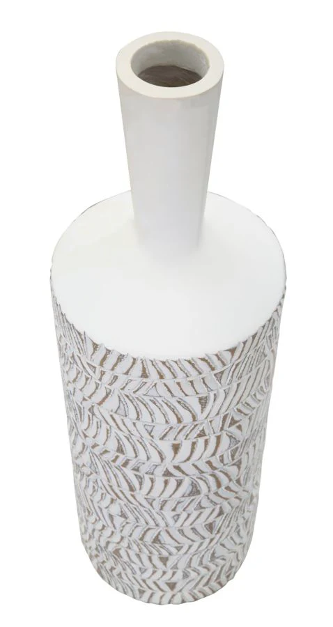 Vaso in Resina Nairobi Bottiglia Elegante Ø 15x49,5 cm - Image 2