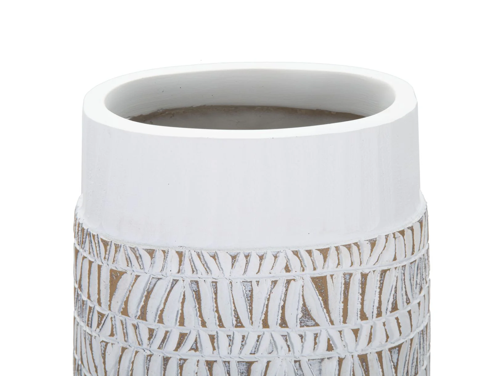 Vaso Nairobi Ovale in Resina 19x12x50 cm - Image 2