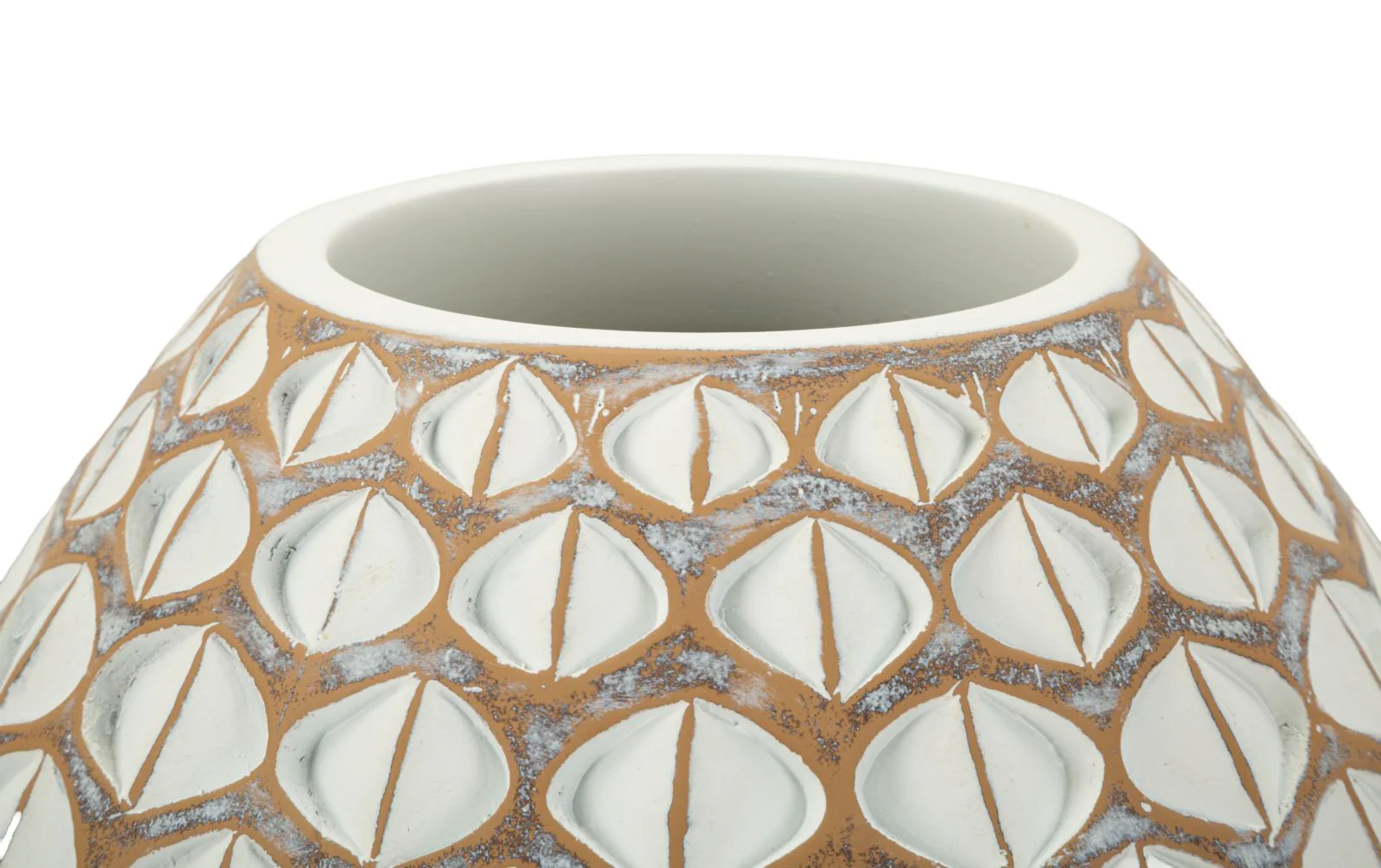 Vaso Resina Tibet Cm Ø 27X27 Elegante Design Moderno - Image 3