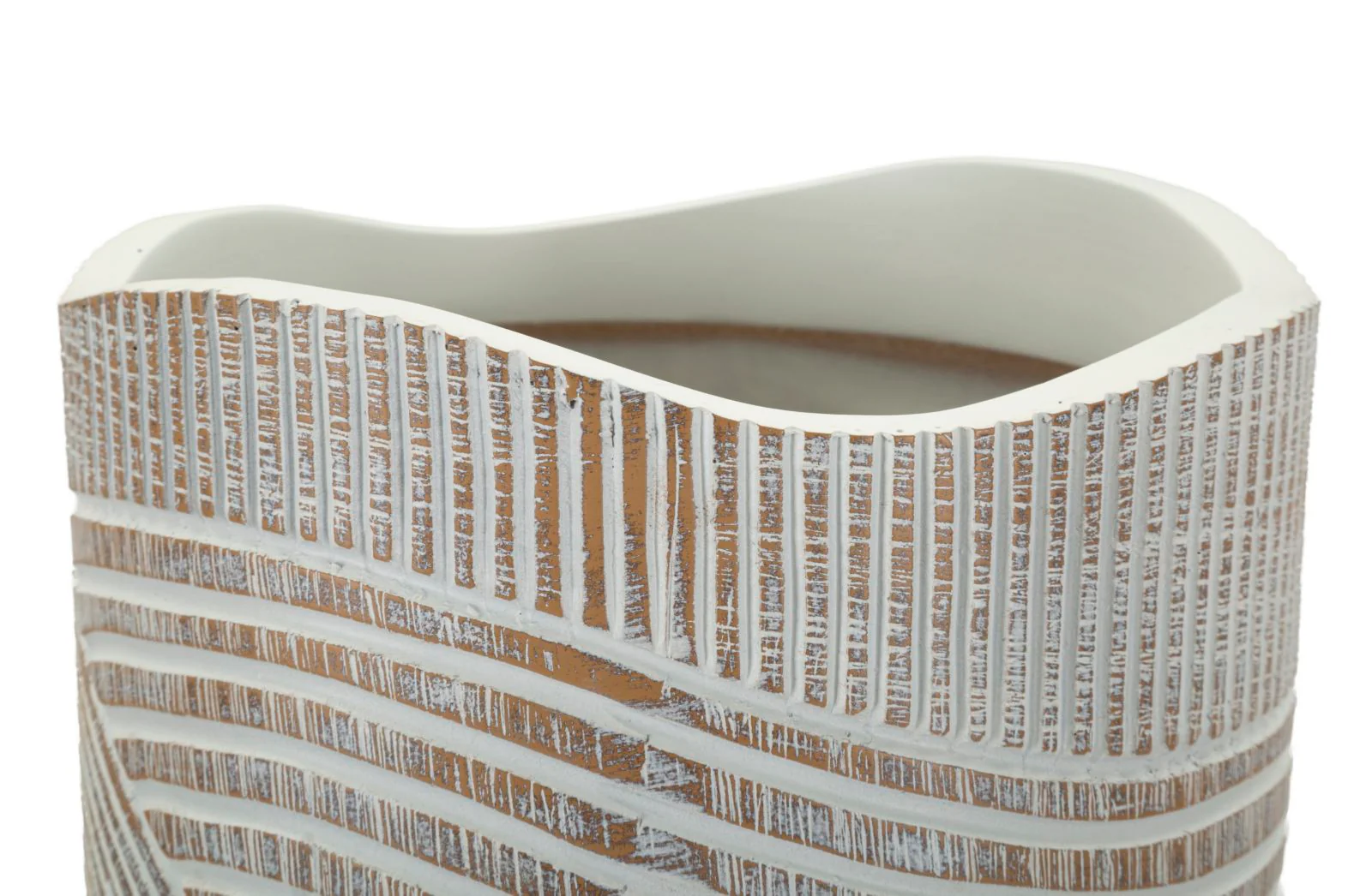 Vaso Resina Woody Cm Ø 18X45 Per Arredo Elegante - Image 4