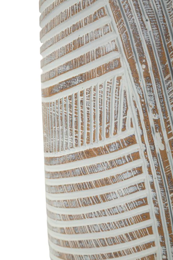 Vaso Resina Woody Cm Ø 19X55 Design Elegante e Versatile - Image 5