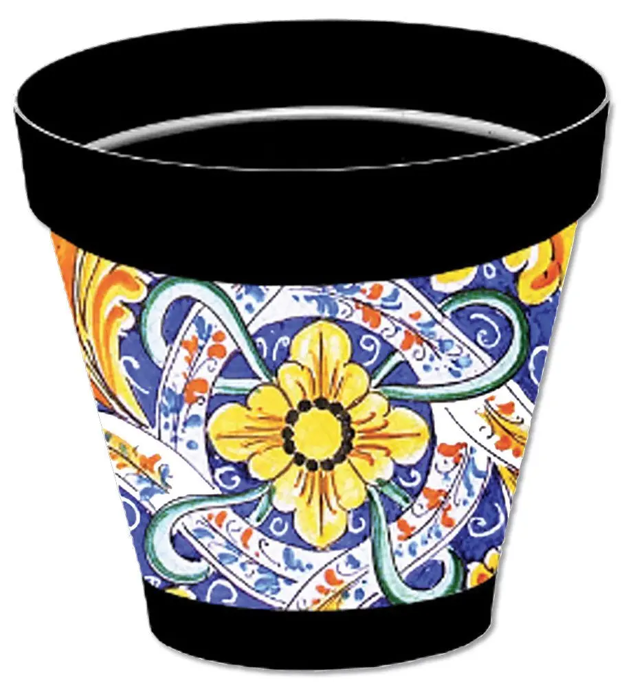 Vaso Sicilia antracite D.22 diversi decori - Image 4