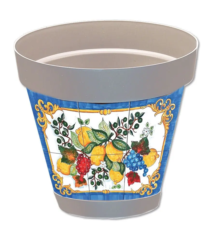 Vaso Sicilia grigio D.18 diversi decori - Image 2