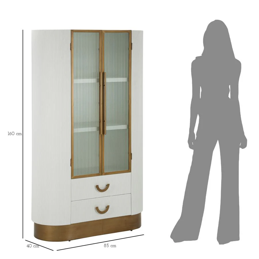 Vetrinetta Elegante Tolosa 85x40x160 cm - Image 11