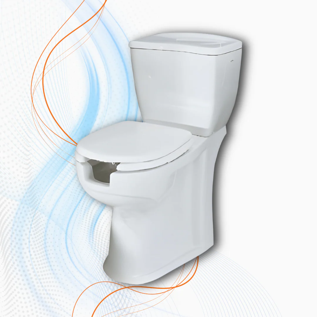 WC Monoblocco a Pavimento Bocchi Wabi 2 con Cassetta - Per Disabili - Image 2